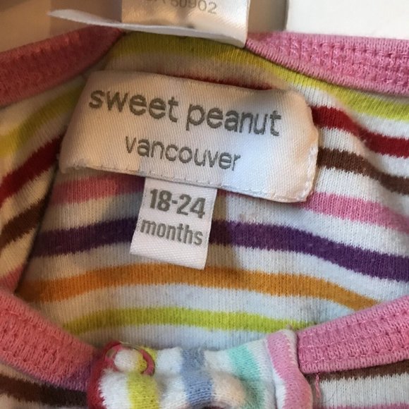 Sweet Peaunt 100% Organic Cotton Sleeper 18-24M - Picture 6 of 6